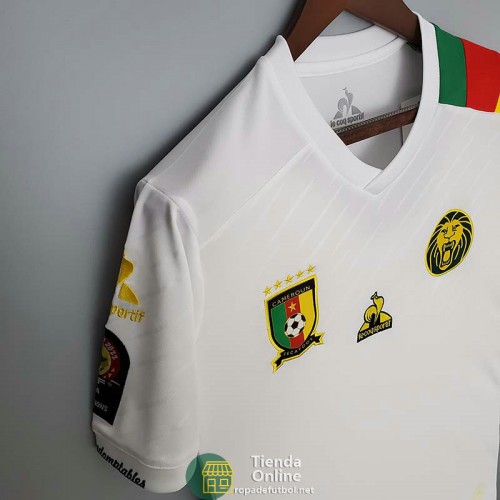 Camiseta Cameroon Blanco 2021/2022