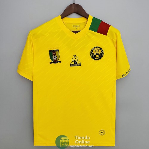 Camiseta Cameroon Amarillo 2021/2022