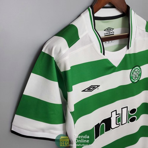 Camiseta Celtic Retro Primera Equipación 2001/2003