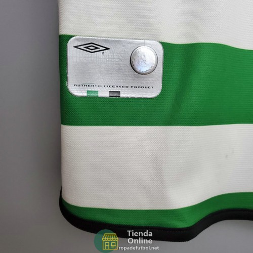 Camiseta Celtic Retro Primera Equipación 2001/2003