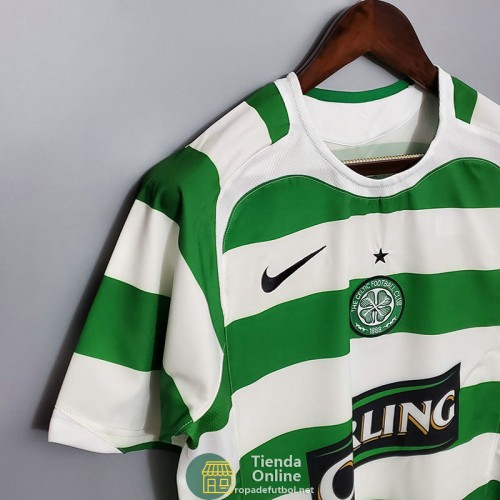 Camiseta Celtic Retro Primera Equipación 2005/2006