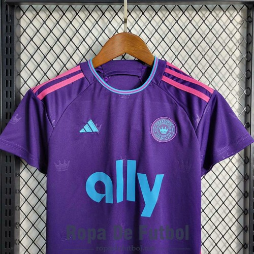 Camiseta Charlotte FC Niños Segunda Equipación 2023/2024