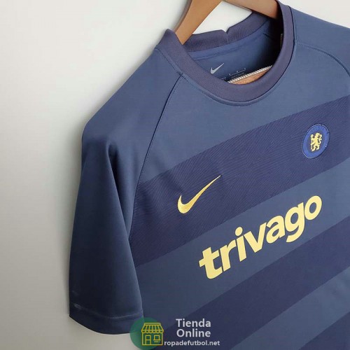 Camiseta Chelsea Pre Match Training Bule I 2022/2023