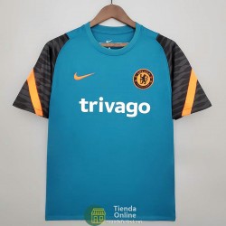 Camiseta Chelsea Training Azul VI 2021/2022