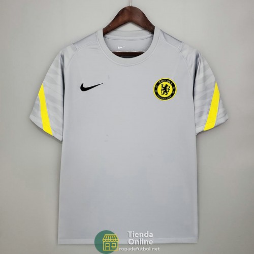 Camiseta Chelsea Training Gris I 2021/2022