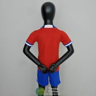 Camiseta Chile Niños Primera Equipación 2022/2023