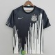 Camiseta Corinthians Pre Match Negro Blanco 2022/2023