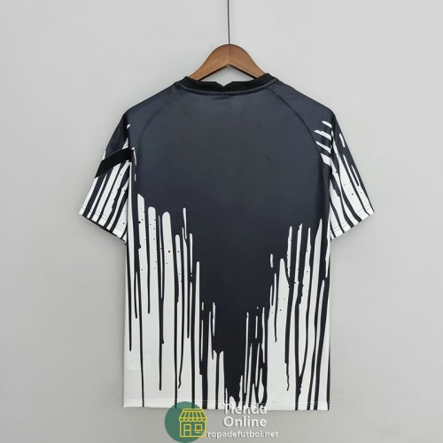 Camiseta Corinthians Pre Match Negro Blanco 2022/2023