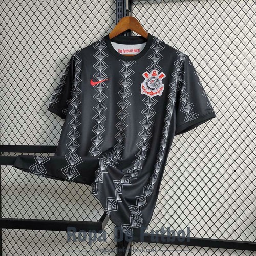 Camiseta Corinthians Training Suit Negro I 2023/2024