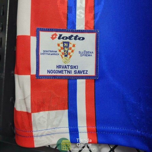 Camiseta Croacia Retro Segunda Equipación 1998/1999