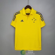 Camiseta Cruzeiro Polo Amarillo 2021/2022