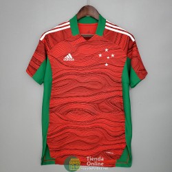 Camiseta Cruzeiro Portero Rojo 2021/2022