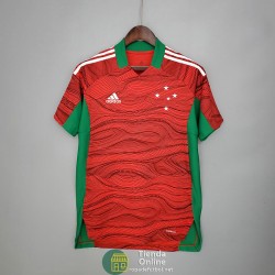 Camiseta Cruzeiro Portero Rojo 2021/2022