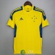 Camiseta Cruzeiro Training Amarillo Azul 2021/2022