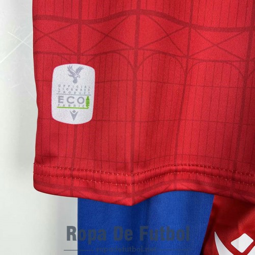 Camiseta Crystal Palace Ninos Primera Equipacion 2023/2024