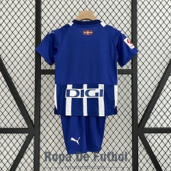 Camiseta Deportivo Alaves Ninos Primera Equipación 2023/2024