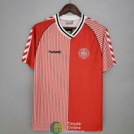 Camiseta Dinamarca Retro Primera Equipación 1986/1987