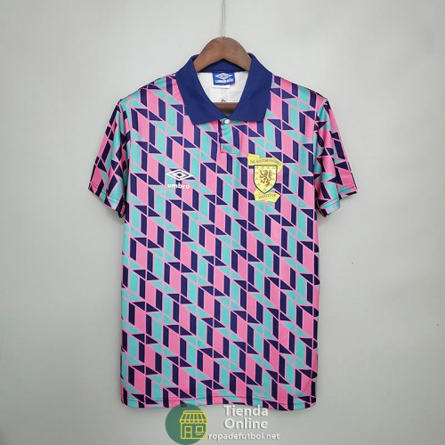 Camiseta Escocia Retro Segunda Equipación 1988/1989