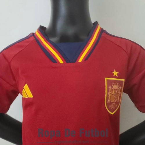 Camiseta Espana Ninos Primera Equipacion 2022/2023