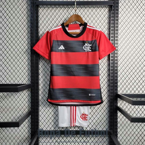 Camiseta Flamengo Niños Primera Equipación 2023/2024