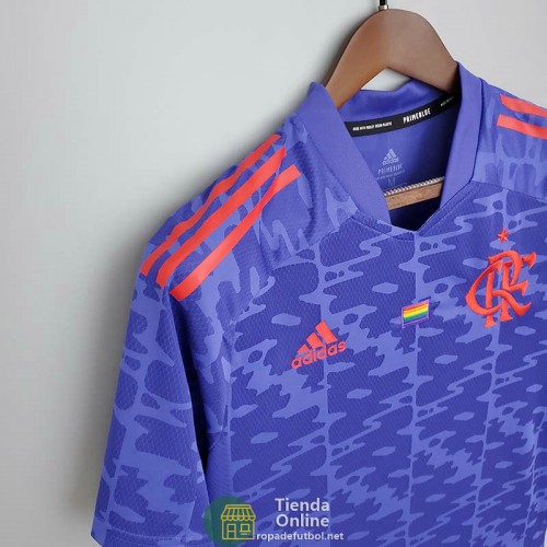 Camiseta Flamengo Pride Azul 2021/2022