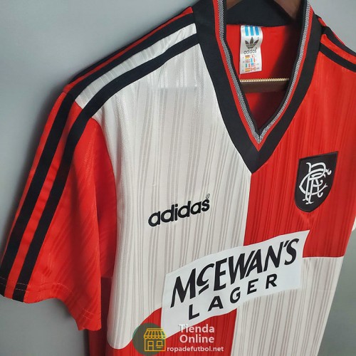 Camiseta Flamengo Retro Rojo Blanco 1995/1996