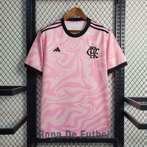 Camiseta Flamengo Training Suit Rosa I 2023/2024