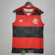 Camiseta Flamengo Vest Negro Rojo 2021/2022