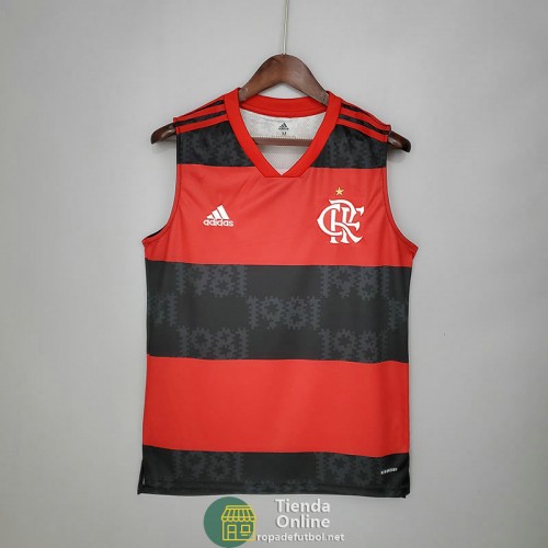 Camiseta Flamengo Vest Negro Rojo 2021/2022