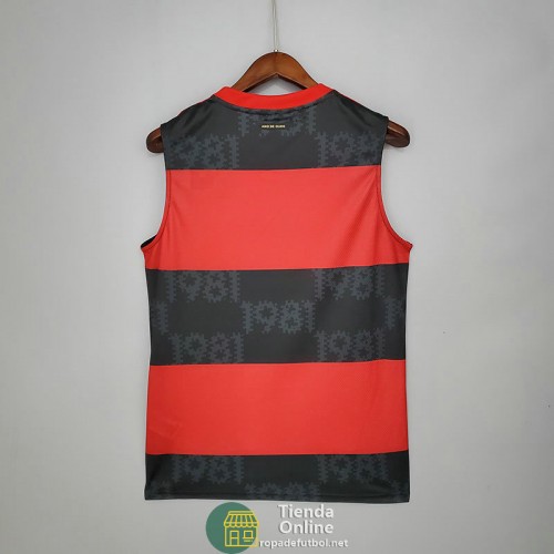 Camiseta Flamengo Vest Negro Rojo 2021/2022