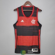 Camiseta Flamengo Vest Rojo Negro 2021/2022