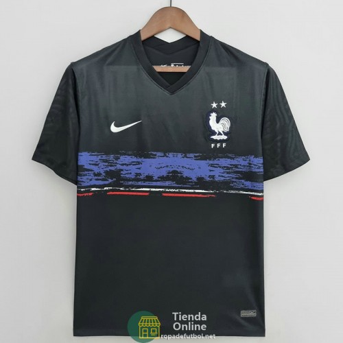 Camiseta Francia Negro I 2022/2023