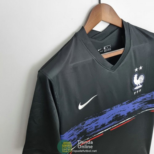 Camiseta Francia Negro I 2022/2023