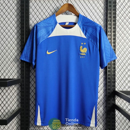 Camiseta Francia Training Azul I 2022/2023