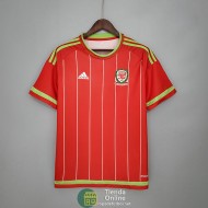 Camiseta Gales Retro Primera Equipación 2015/2016