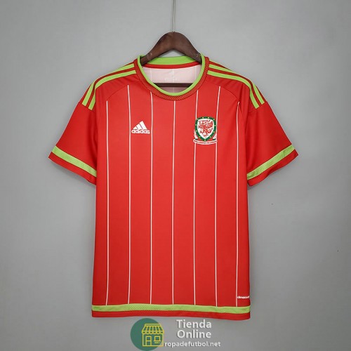 Camiseta Gales Retro Primera Equipación 2015/2016