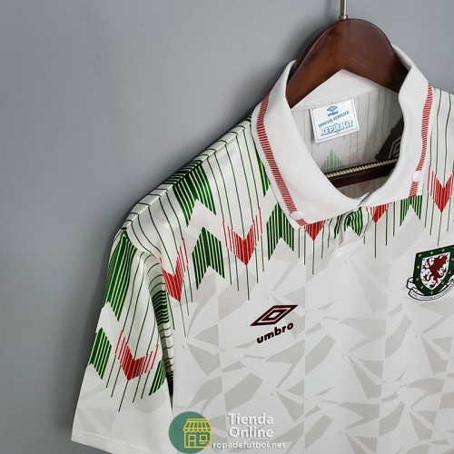 Camiseta Gales Retro Segunda Equipación 1990/1992