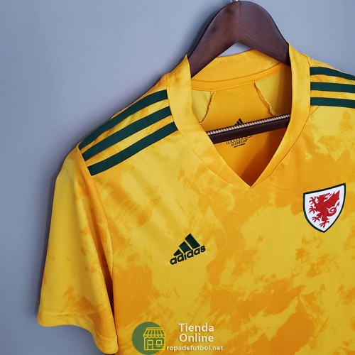 Camiseta Gales Segunda Equipación 2021/2022