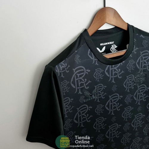 Camiseta Glasgow Rangers Negro Edition 2022/2023