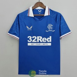 Camiseta Glasgow Rangers Commemorative Edition Azul 2022/2023