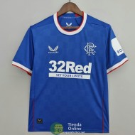 Camiseta Glasgow Rangers Primera Equipación 2022/2023