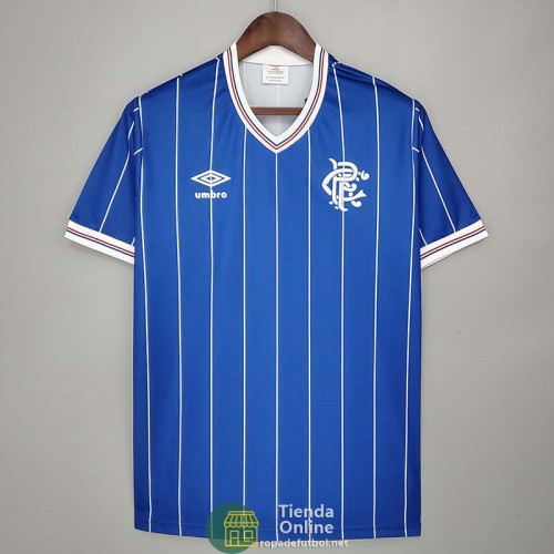 Camiseta Glasgow Rangers Retro Primera Equipación 1982/1983