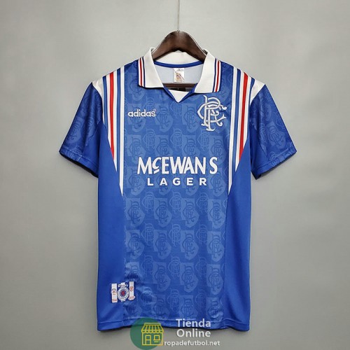 Camiseta Glasgow Rangers Retro Primera Equipación 1996/1997