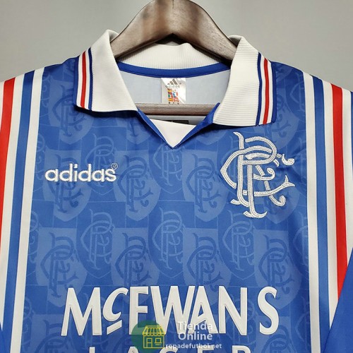 Camiseta Glasgow Rangers Retro Primera Equipación 1996/1997