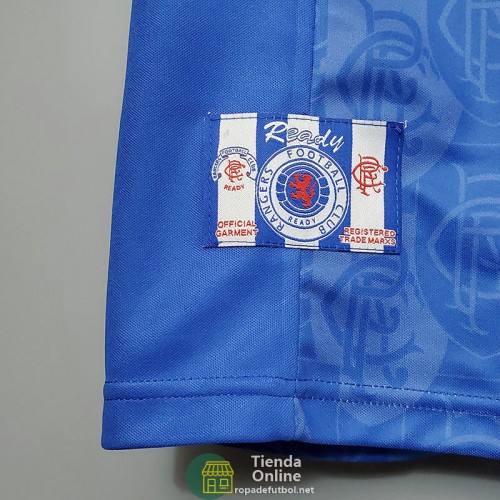 Camiseta Glasgow Rangers Retro Primera Equipación 1996/1997