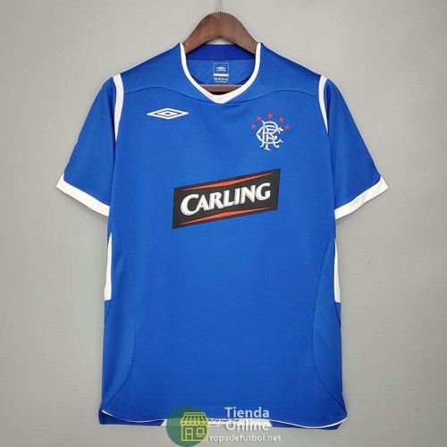 Camiseta Glasgow Rangers Retro Primera Equipación 2008/2009