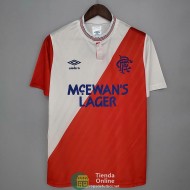 Camiseta Glasgow Rangers Retro Segunda Equipación 1987/1988