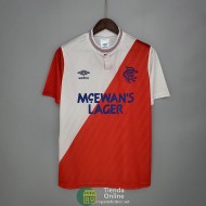 Camiseta Glasgow Rangers Retro Segunda Equipación 1987/1988