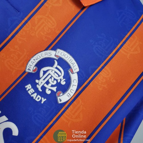 Camiseta Glasgow Rangers Retro Segunda Equipación 1993/1994