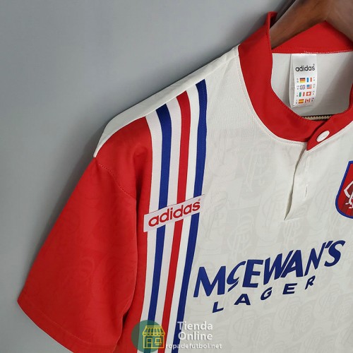 Camiseta Glasgow Rangers Retro Segunda Equipación 1996/1997